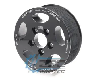 Zpe Griptec® Whipple 5 Bolt L3v-A Black Pulley Only 10 Rib 1