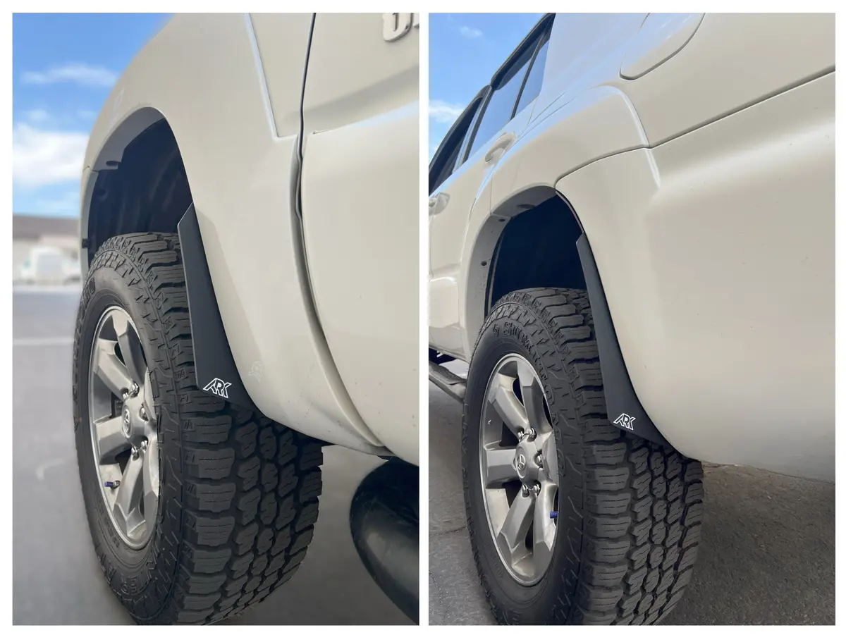 2006-2009 Toyota 4Runner Micro Flare Mud Flap Deletes 1