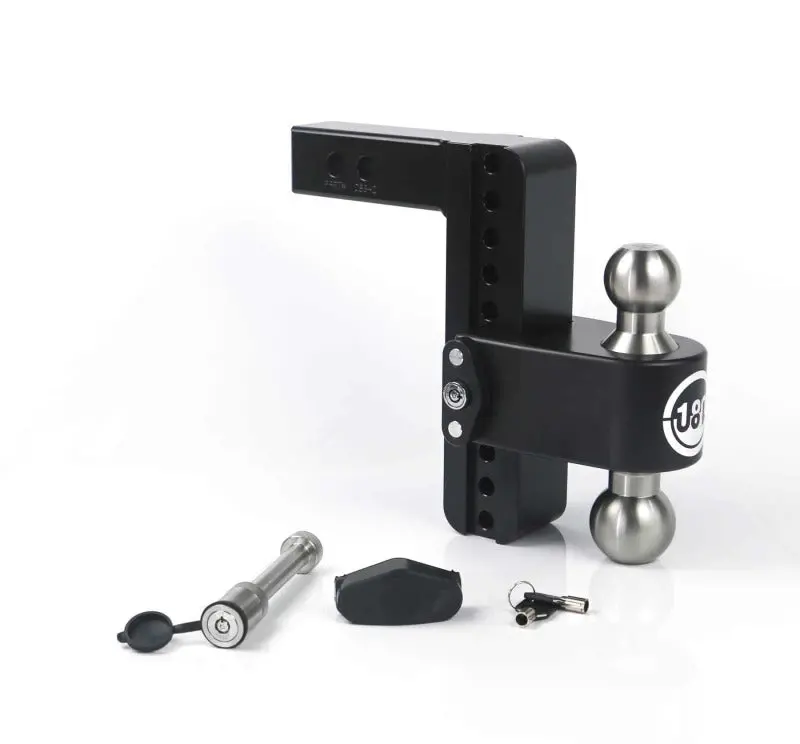 Weigh Safe 180 Hitch 8In Drop Hitch & 2In Shank (10K/12.5K Gtwr) W/Ws05 - Black Cerakote 1