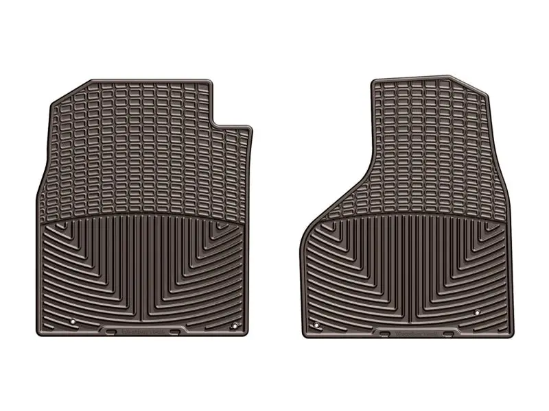 Weathertech 2012-2014 Dodge Ram Truck 1500 Front Rubber Mats - Cocoa 1