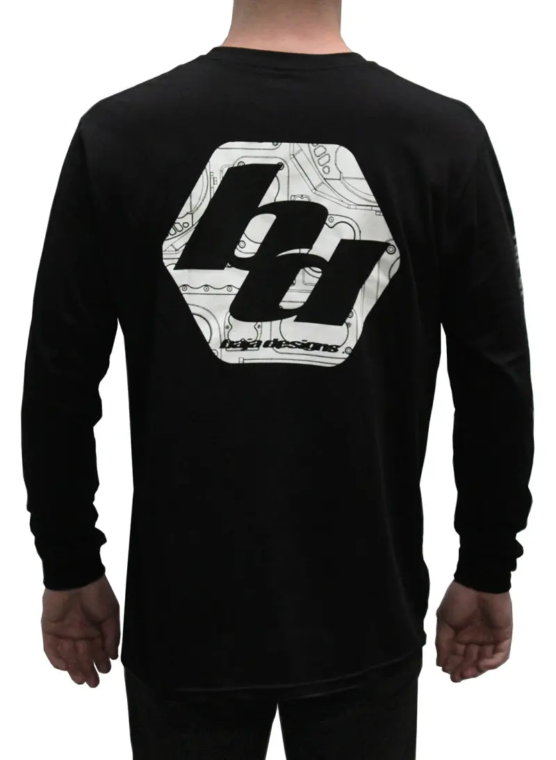 Baja Designs Bd Black Mens Long Sleeve Shirt Medium 1