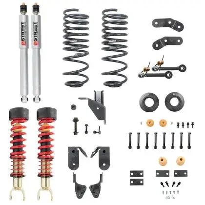 Belltech 19+ Ram 1500 (6-Lug) Performance Coilover Kit 1-3In Front/3-4In Rear 1