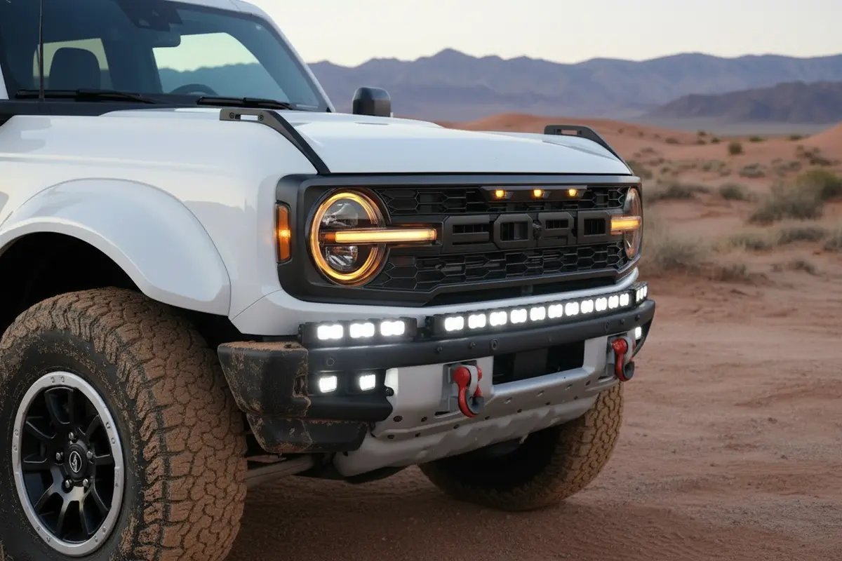 2021+ Ford Bronco Raptor Side Light Bars Extension 2