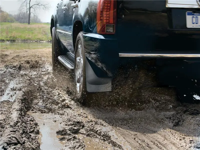 Weathertech 09-11 Dodge Ram Truck 1500 No Drill Mudflaps - Black 1
