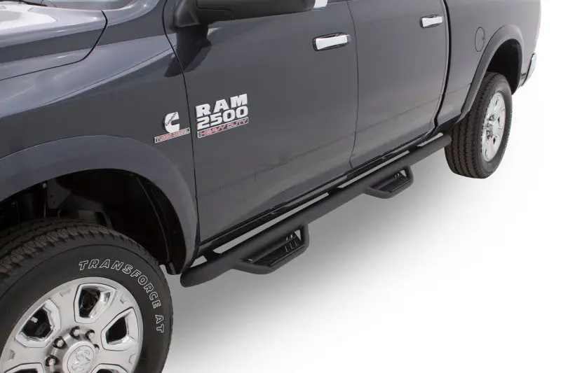 Lund 09-15 Dodge Ram 1500 Quad Cab (Built Before 7/1/15) Terrain Hx Step Nerf Bars - Black 1