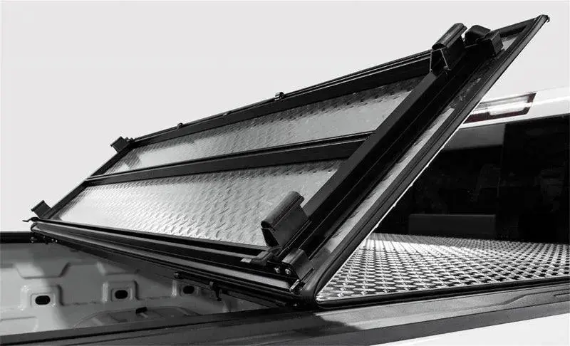 Access Lomax Tri-Fold Cover Black Urethane Split Rail 19+ Ram 1500(New Body) - 6Ft 4In Bed (W/O Rambox) 1