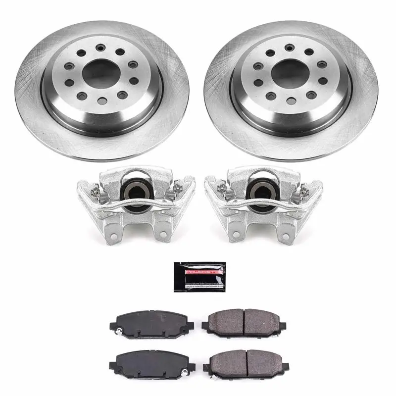 Power Stop 18-19 Jeep Wrangler Rear Autospecialty Brake Kit W/Calipers 1