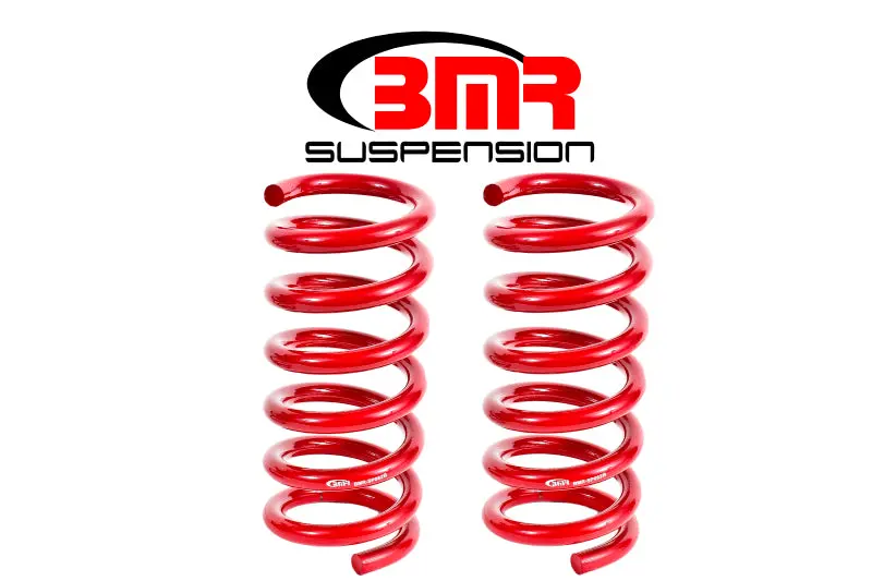 Bmr 15-17 S550 Mustang Rear Performance Version Lowering Springs - Red 1