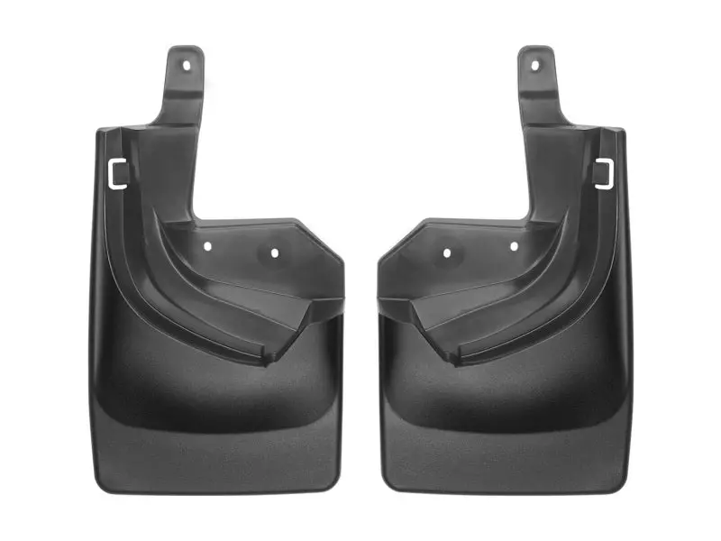 Weathertech 18+ Jeep Wrangler Rubicon Rear No Drill Mudflaps - Black 1