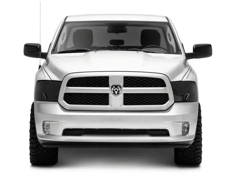 Raxiom 09-18 Dodge Ram 1500 Axial Oem Rep Headlights W/ Single Bulb- Chrome Housing (Smoked Lens) 2