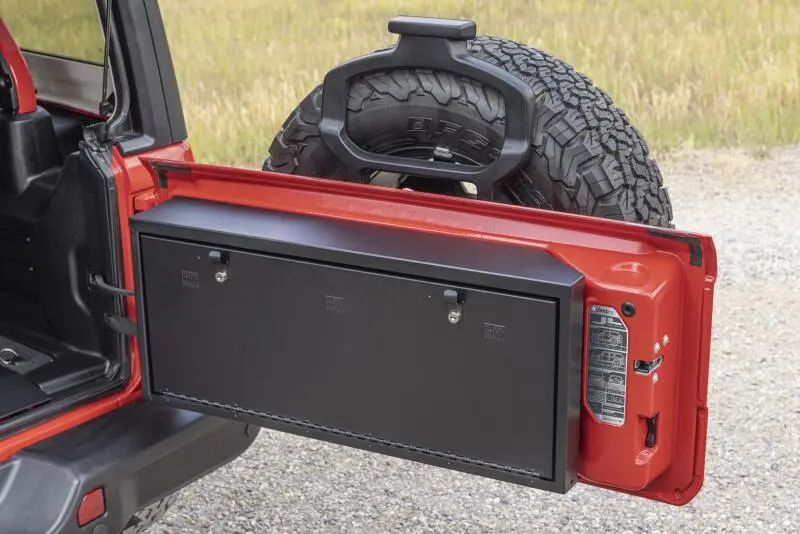 Tuffy Tailgate Lockbox W/ Keyed Lock For Jeep Wrangler 2