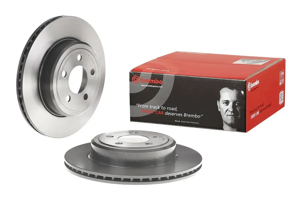 Brembo 06-2023 Dodge Charger / Challenger / 300 Rear Premium Uv Coated Oe Equivalent Rotor 1