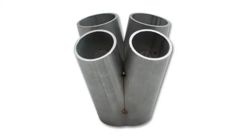 Vibrant 4 Into 1 Ss Turbo Manifold Merge Collector For T4 Divided Flange (48Mm Pipe Od 4.5In Tall) 1