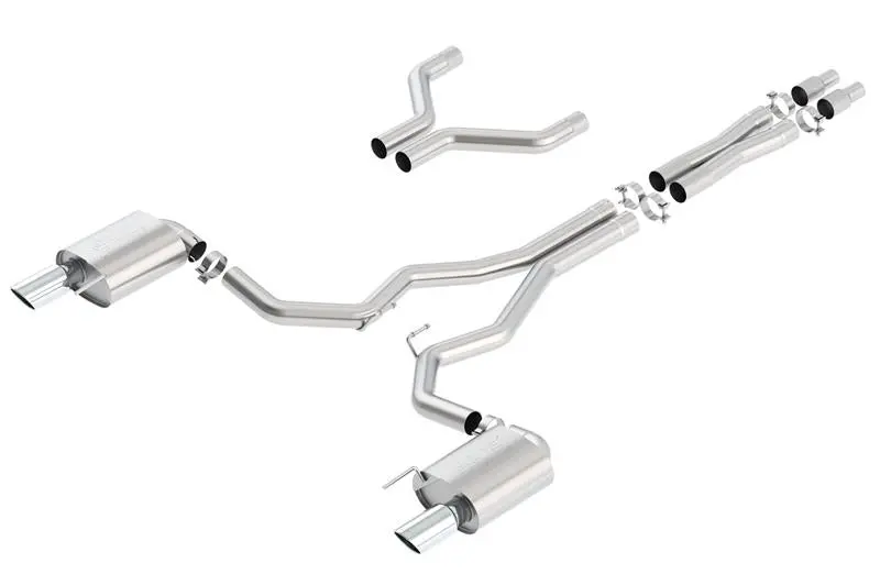 Borla Atak Cat-Back 15-17 Ford Mustang Gt 5.0L V8 Mt/At 3In Pipe 4In Tip 1