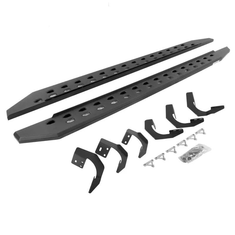 Go Rhino 15-22 Ram 1500 Cc 4Dr (Clssc Bdy) Rb20 Slim Running Boards Kit (Incl. Brackets) - Tex. Blk 1