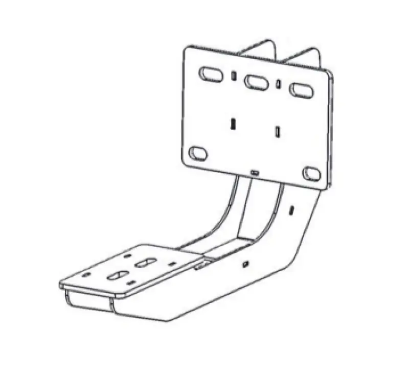 Go Rhino 19-22 Ram 1500 Crew Cab 4Dr Mounting Brackets (V-Series V3/Rb10 Slim/Rb20 Slim) - Tex. Blk 1