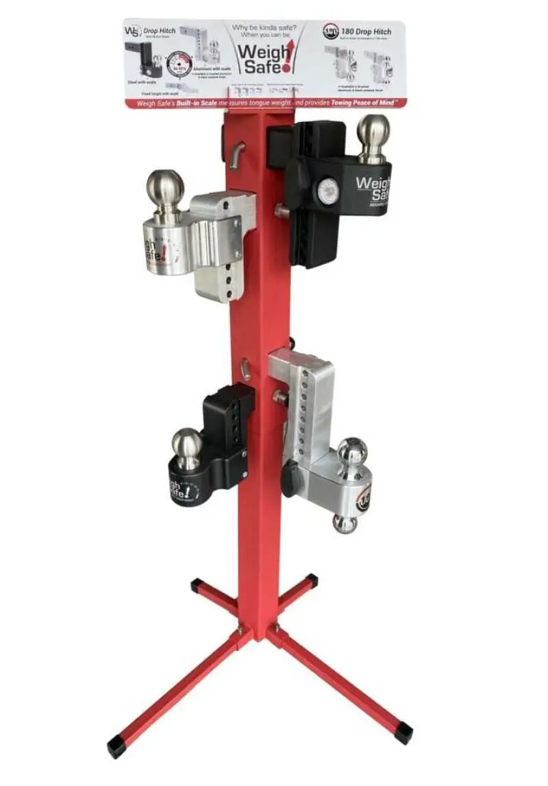 Weigh Safe Regular Pop Display Stand - Red 1