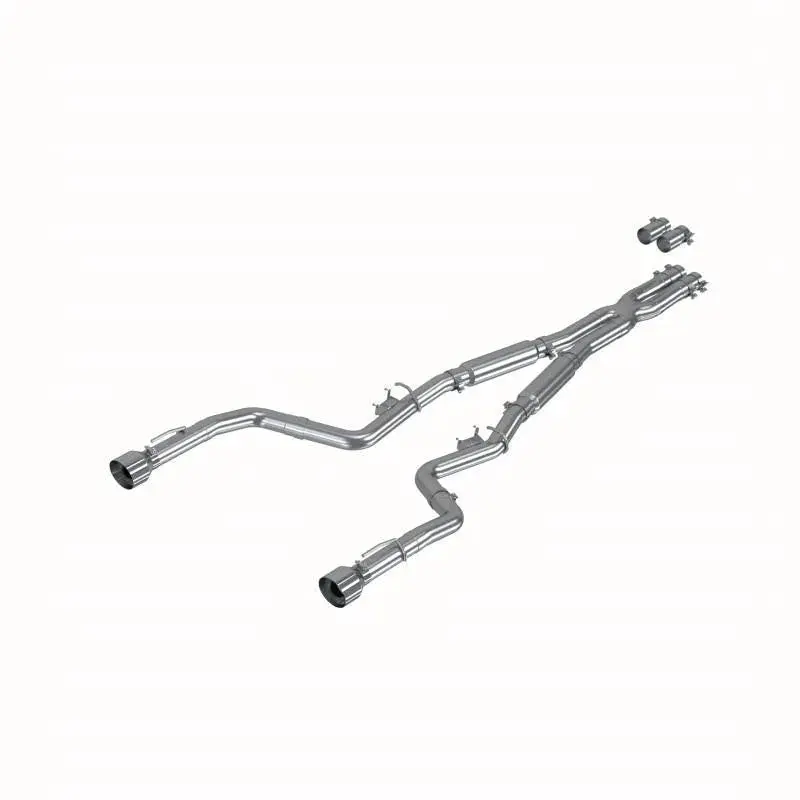 Mbrp Race Profile Exhaust System For 2015-2023 Dodge Charger 3" Cat-Back, Dual Rear With 5" Tips 1