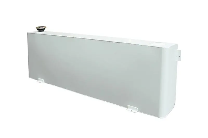Deezee Universal Tanks - Long Rectangle White Steel 1