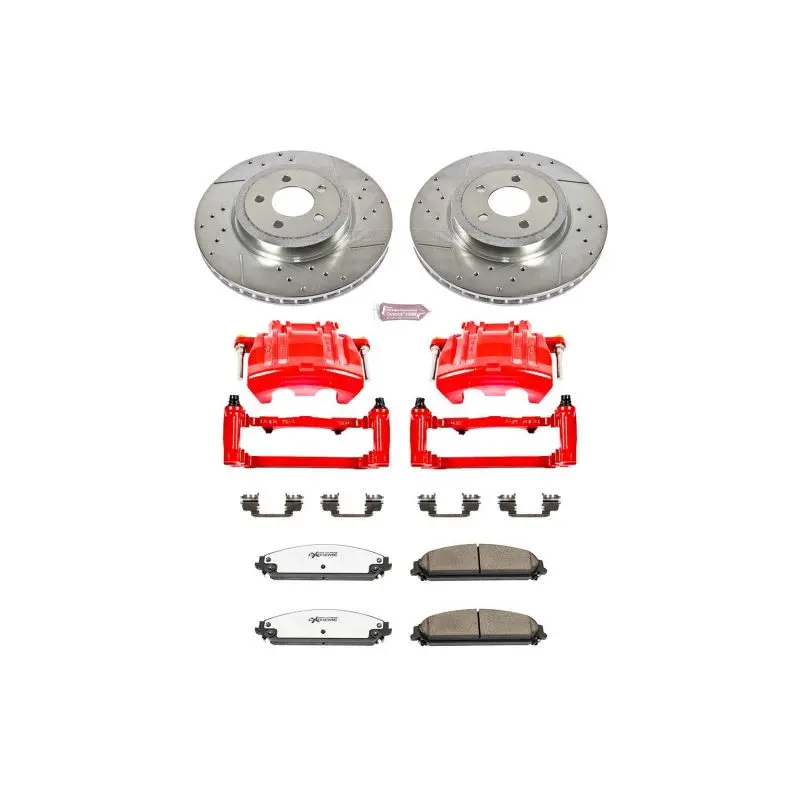 Power Stop 12-20 Dodge Charger Front Z26 Street Kit W/Cals 1