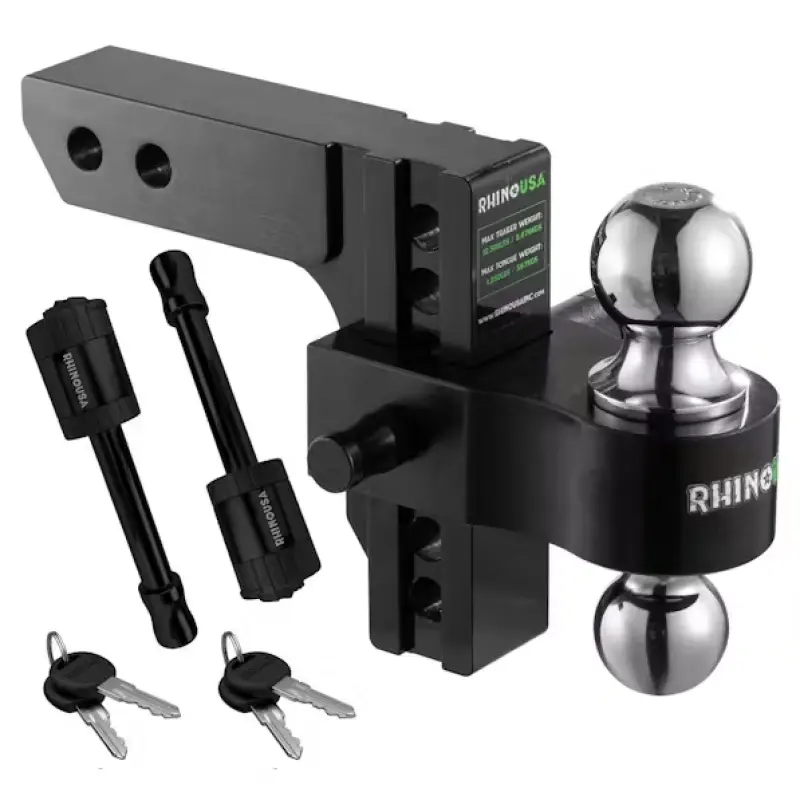 Rhino Usa 10In Heavy Duty Drop Hitch - 2In (Black) 1