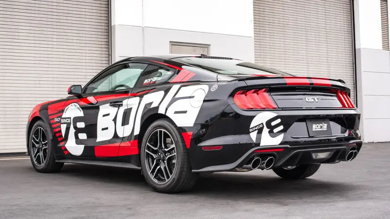 Borla 2018 Ford Mustang Gt 5.0L At/Mt 2.5In S-Type Exhaust W/O Valves (Rear Section Only) 2