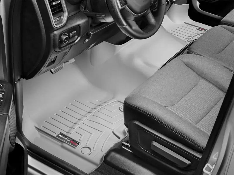Weathertech 2019+ Dodge Ram 1500 Crew Cab/Quad Cab W/1St Row Bench Seats Front Floorliner - Grey 2