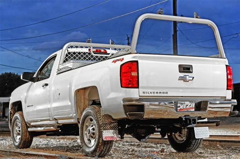 Deezee Universal Chevrolet Silverado Cargo Management Rear Rack - Standard Silver 2
