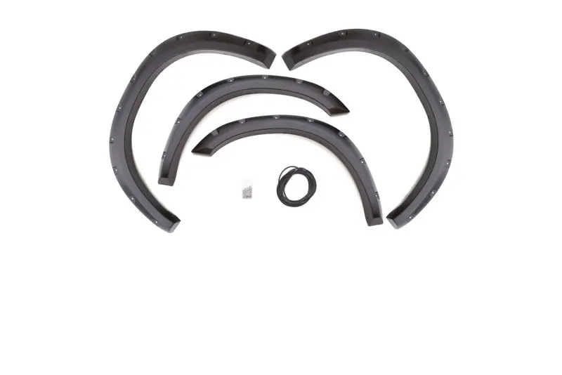 Lund 09-17 Dodge Ram 1500 Rx-Rivet Style Textured Elite Series Fender Flares - Black (4 Pc.) 1
