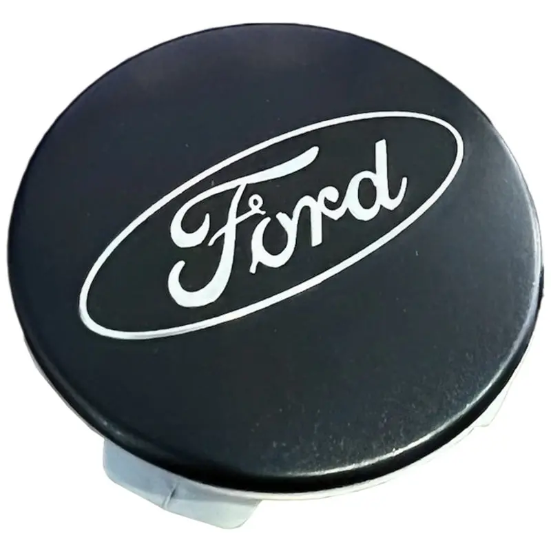 Ford Racing Ford Car Black & Chrome Wheel Center Cap Kit - Satin 1