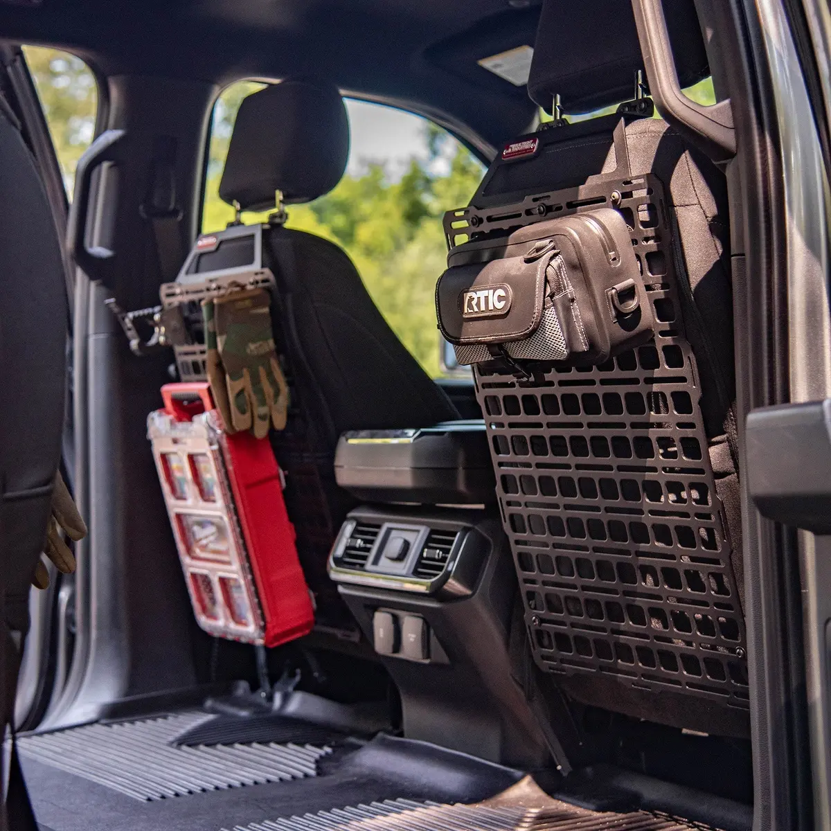 Builtright  Seat Back Tech Plate Molle Kit - Ram 1500 (2019+) 1