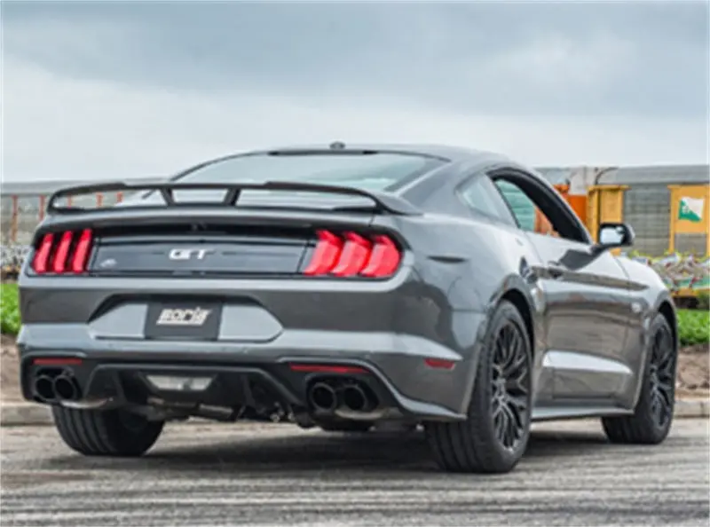 Borla 2018 Ford Mustang Gt (A/T / M/T) 3In Atak Catback Exhaust W/O Valves W/ Black Chrome Tips 2