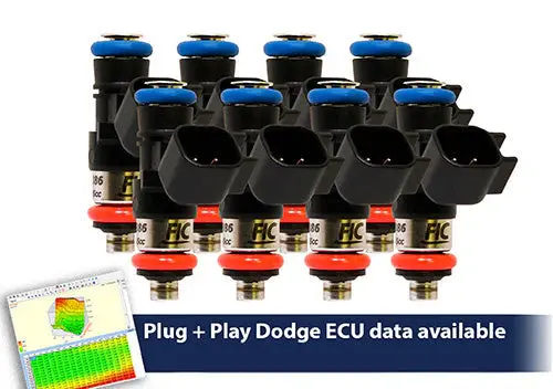 Fic Fuel Injector Clinic Injector 1200Cc Set For Dodge Hemi Gen 1-4 Whipple Supercharger(High-Z) 1
