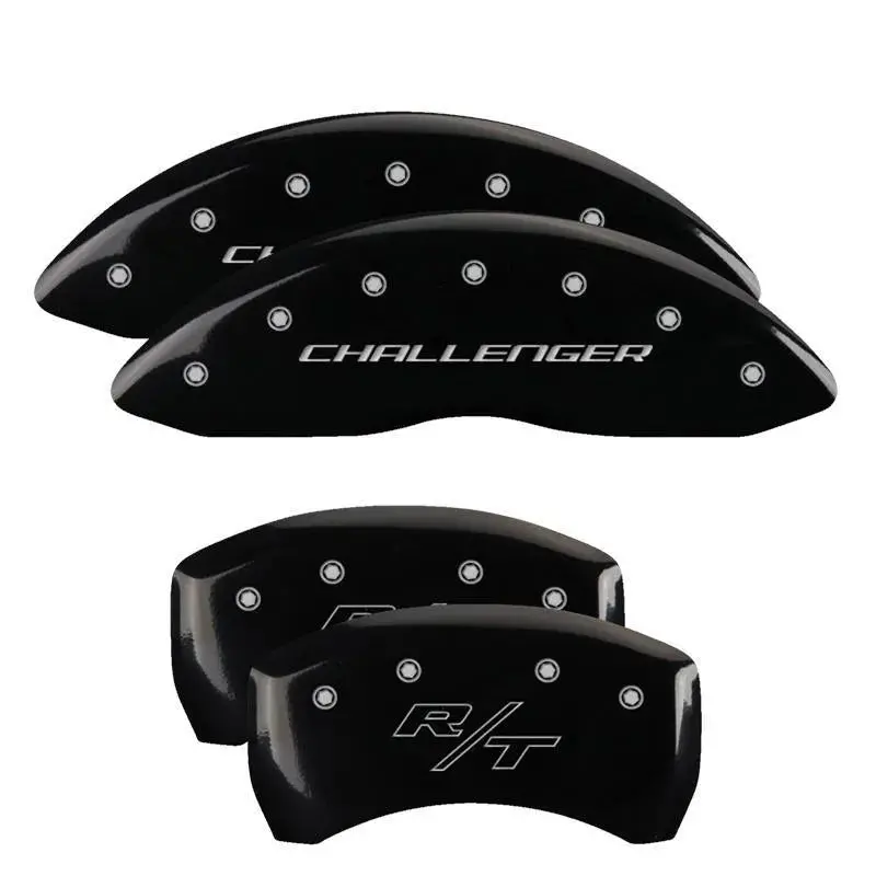 Mgp Brake Caliper Covers Dodge Challenger 2011-2023 Black / Red / Yellow 1