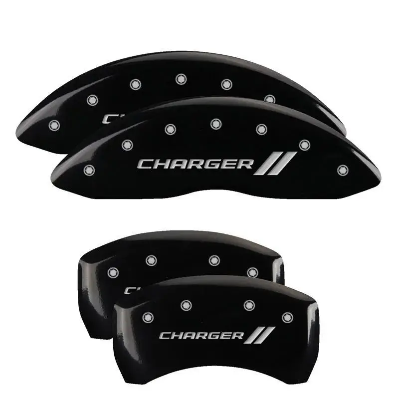 Mgp Brake Caliper Covers Dodge Charger 2011-2023 Black / Red / Yellow 1