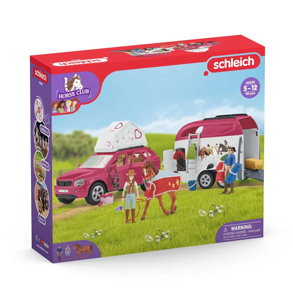 Schleich Horse Club Avontuur Met Auto En Paardentrailer 42535 1