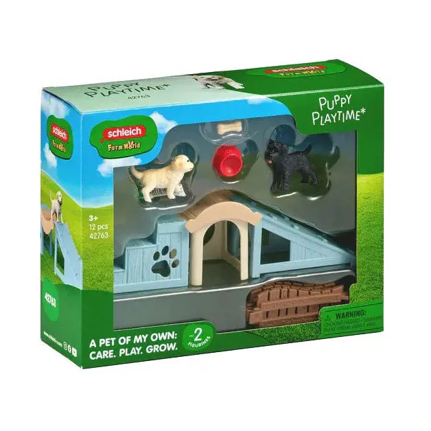 Schleich Farm World Avonturenpret Voor Kleine Puppy's 42763 2