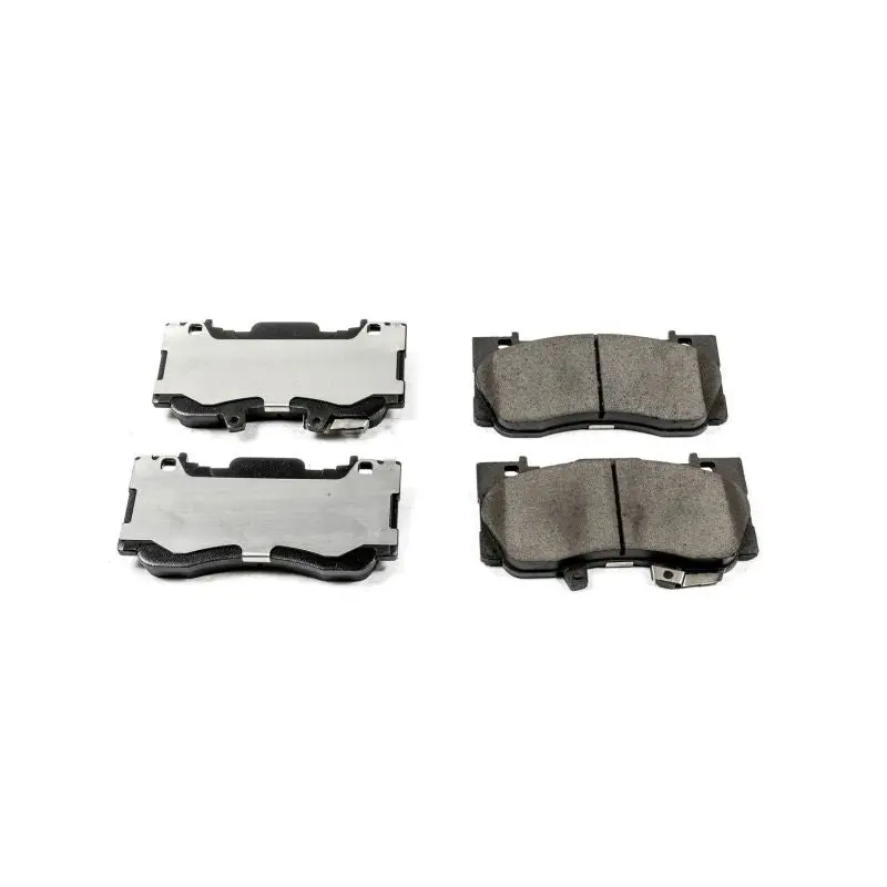 Power Stop 15-19 Ford Mustang Front Z16 Evolution Ceramic Brake Pads 1