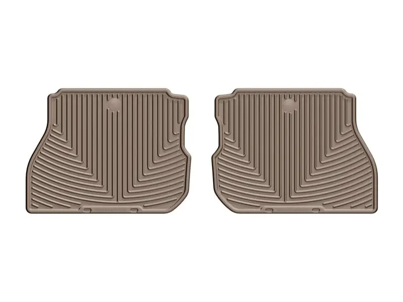 Weathertech 2018+ Jeep Wrangler Rear Rubber Mats - Tan 1