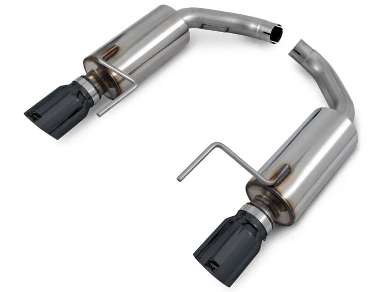 Awe Tuning S550 Mustang Ecoboost Axle-Back Exhaust - Touring Edition (Diamond Black Tips) 1