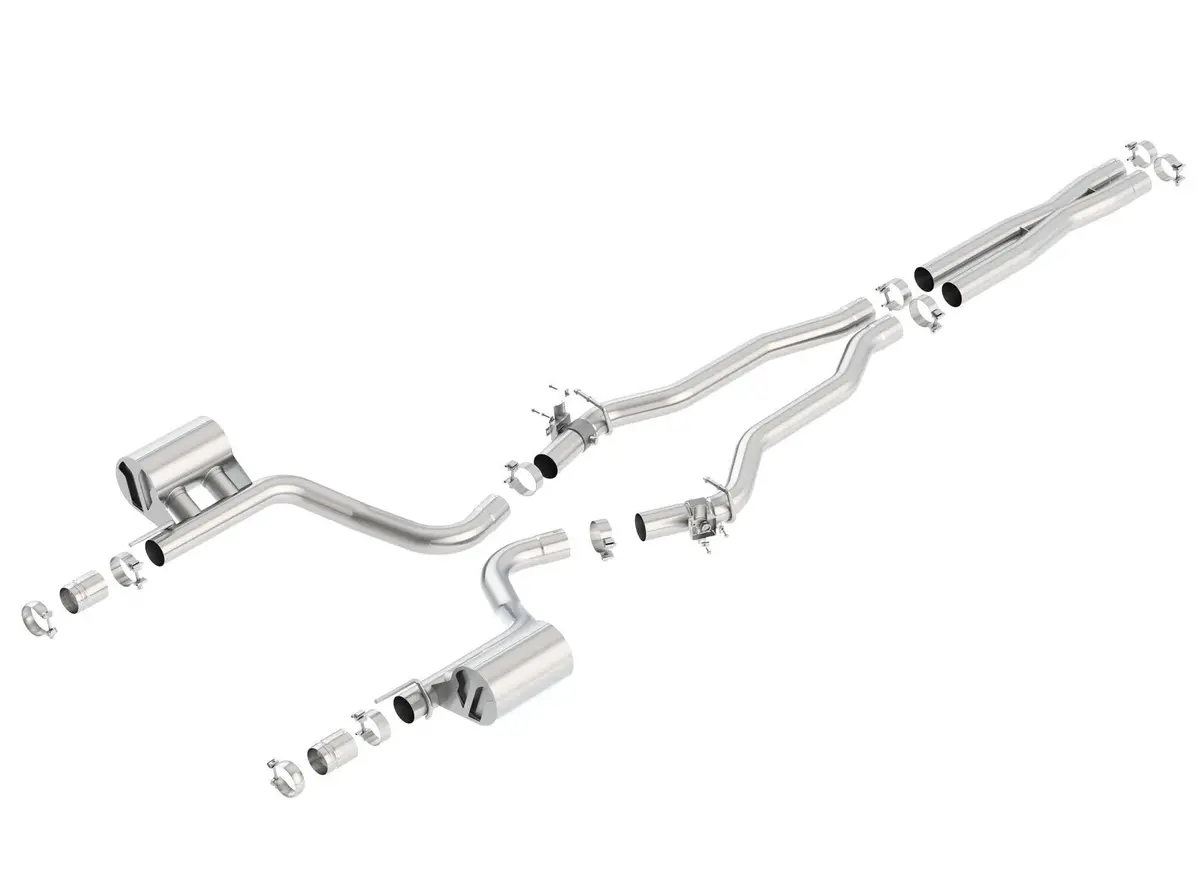 Borla Atak Catback Exhaust W/ Valves 2015-2023 Dodge Charger Hellcat 6.2L V8 1