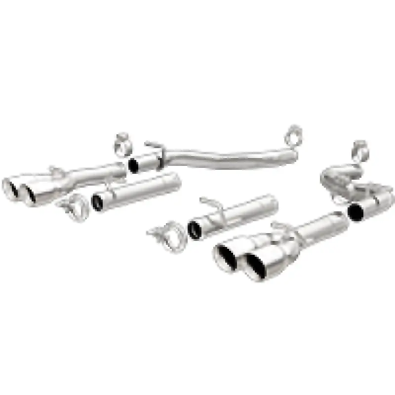 Magnaflow Axle-Back, Ss, 2.5In, Quad Split Rear 3.5In Tip 2015 Dodge Challenger R/T 5.7L 1