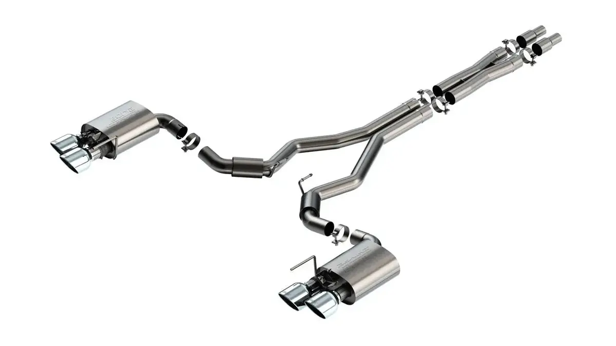 Borla S-Type Cat-Back Exhaust System  2024 Ford Mustang Dark Horse 1