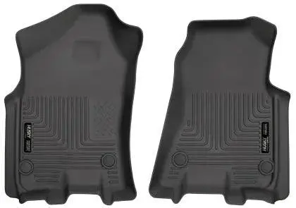 Husky Liners 2019+ Ram 1500 Crew Cab Weatherbeater Black Front Row Floor Liners 1