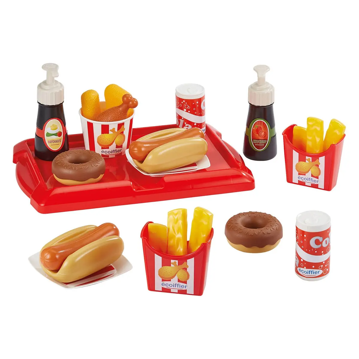 Ecoiffier Hot Dog Set - 25Dlg. 1