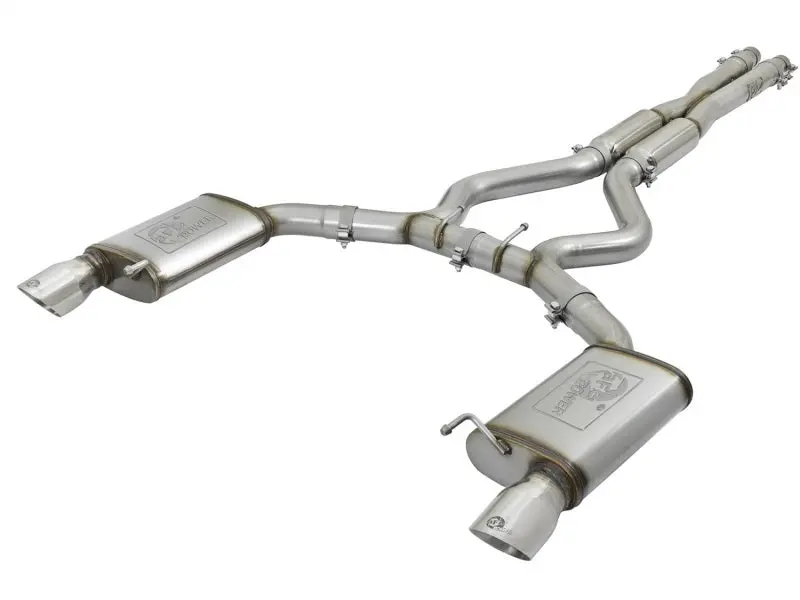 Afe Machforce Xp 3In Sport Tone Cat-Back Exhausts W/ Polished Tips 15-17 Ford Mustang V6/V8 1
