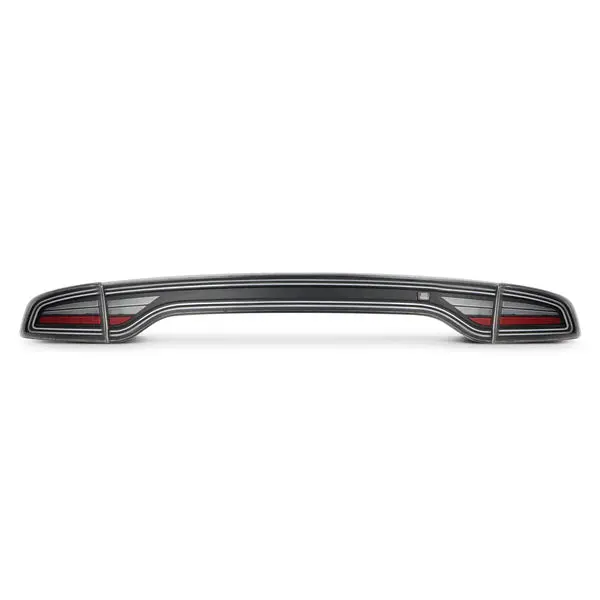 Alpharex 15-23 Dodge Charger Mkii Nova-Series Prismatic Led Tail Lights Black 1