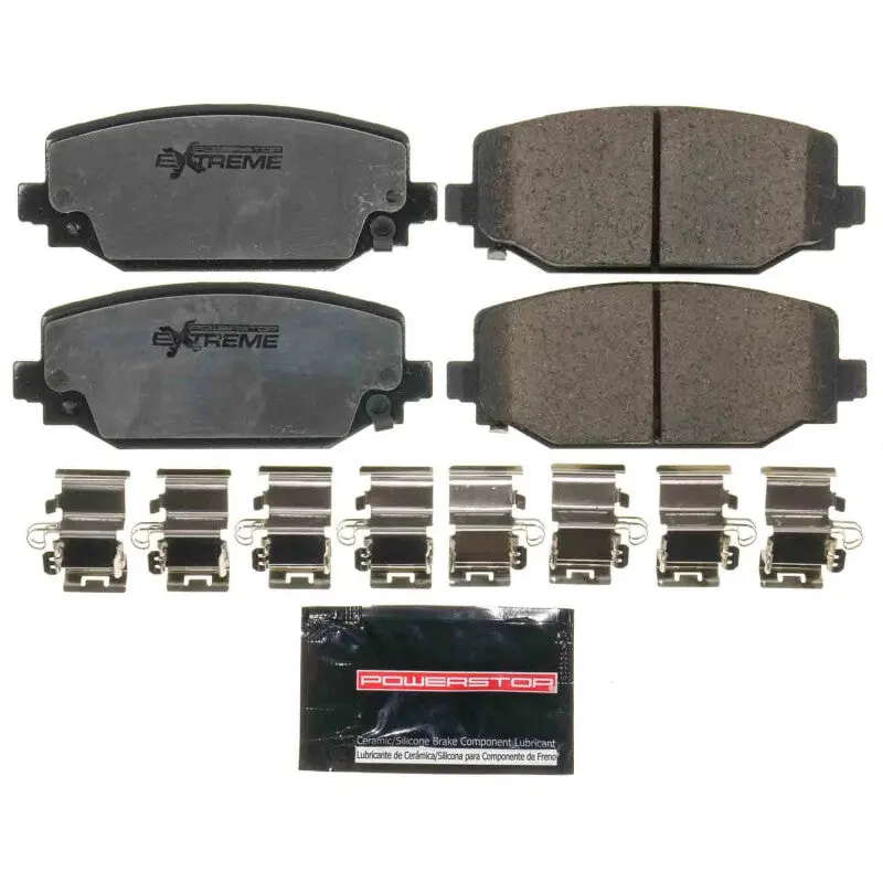 Power Stop 2022 Jeep Grand Cherokee Rear Z36 Truck & Tow Brake Pads W/Hardware 1