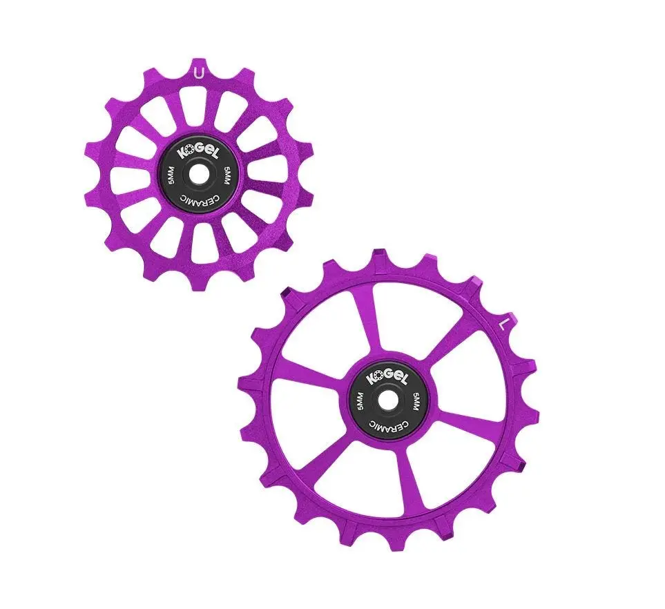Sram Kogel Derailleurwieltjes Cross 14 18T Transmission Paars 1