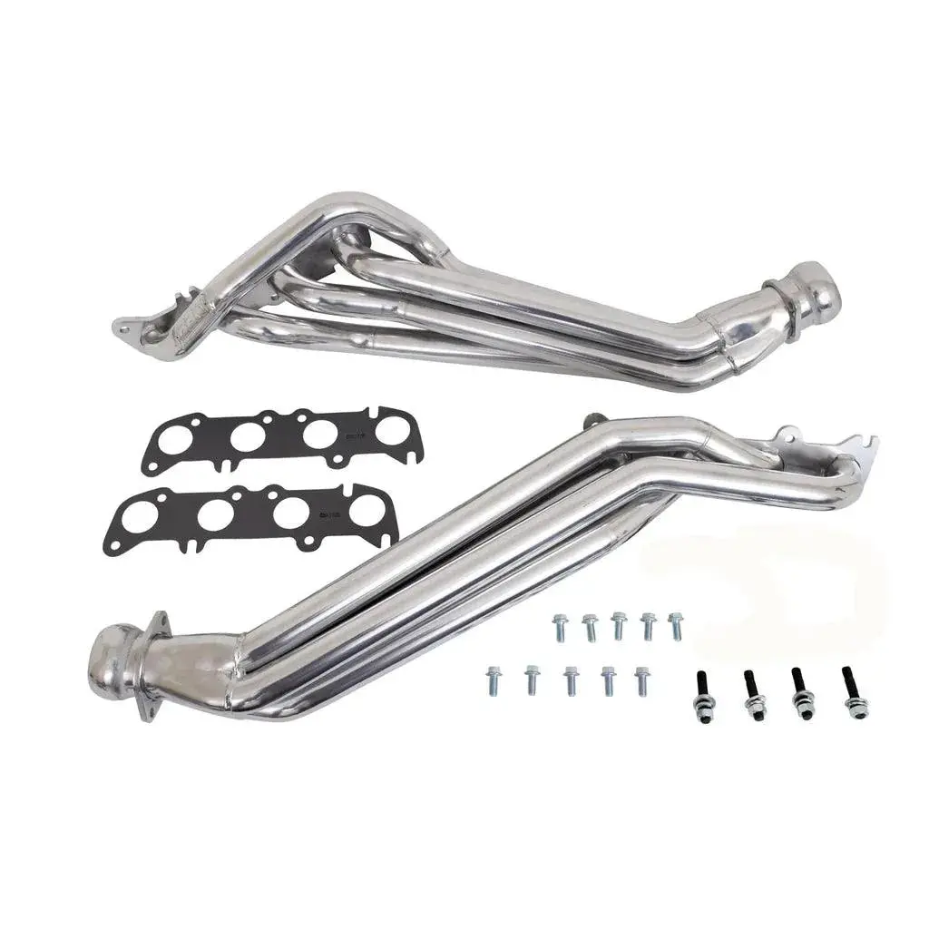 Ford Mustang Gt 1-3/4 Long Tube Exhaust Headers Polished Silver Ceramic 11-23 1
